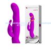 Vibrador rotativo, full siliconado. 30 funciones y 7 rotaciones. Recarga por USB